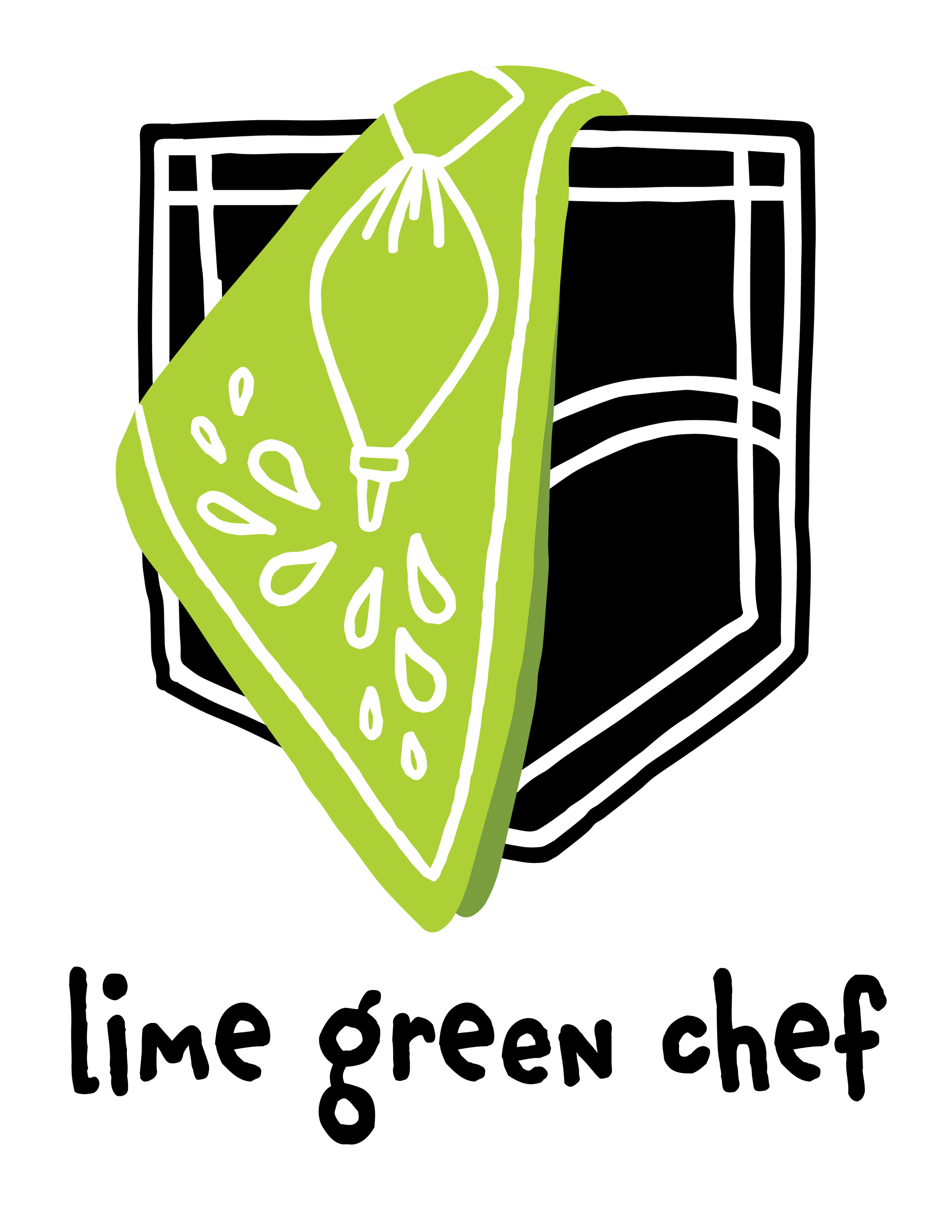 Menu Ideas Lime Green Chef